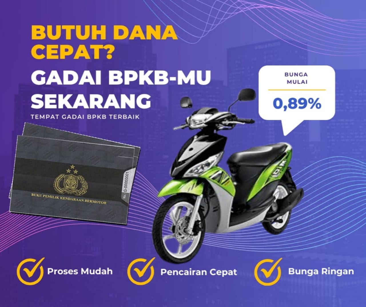 Kredit Jaminan Bpkb Motor Yamaha Mio Jcw Dapat Dana Berapa? Seperti Ini Simulasinya